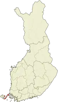 Lage von Åländer Schären in Finnland