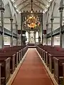 Mittelgang in Duveds Kirche