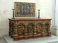 Altar aus vergoldetem Holz