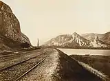 Linienführung: Donzère, aus dem Album Chemin de fer de Paris à Lyon et à la Méditerranée