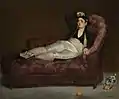 Édouard Manet: Junge Frau liegend in spanischem Kostüm