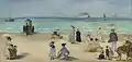 Édouard Manet:Am Strand vom Boulogne-sur-mer, 1868