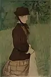 Édouard Manet:Frau im Garten, 1879
