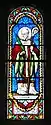 Glasfenster mit der Darstellung des Cyprian von Karthago