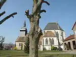 Ansicht der Kirche von Süden