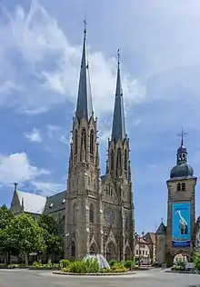 St.-Martins-Kirche in Saaralben, die sogenannte „Saar-Kathedrale“ („Cathédrale de la Sarre“)