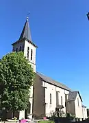 Kirche Saint-Pierre im Dorf Hèche