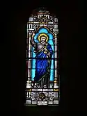 Glasfenster mit dem Apostel Petrus