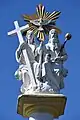Oberer Teil der Szentháromság-Säule