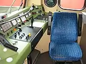 Führerstand der Reihe ÖBB 5047