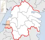 Lage der Gemeinde Ödeshög