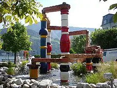 Österreichbrunnen in Zell am See