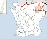 Lage der Gemeinde Östra Göinge