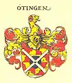 Wappen der Grafen von Oettingen aus Siebmachers Wappenbuch von 1605