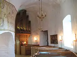 Blick auf die Orgel