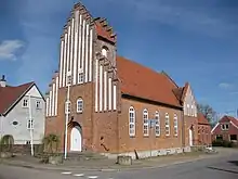 Die Baptistenkirche in Østervrå
