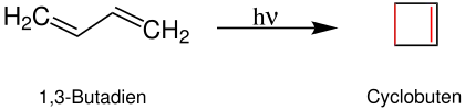 Übersichtsreaktion der Photocylclisierung