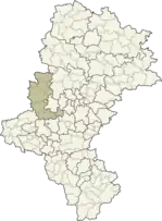 Lage des Powiat Gliwicki
