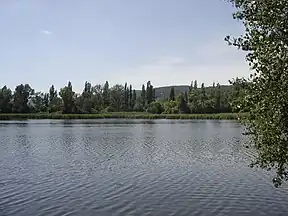 Wasserfläche im Nationalen Naturreservat Šúr
