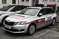 Foliertes Dienstfahrzeug (Škoda Octavia III)