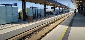 Bahnhof Novi Beograd nach dem Umbau