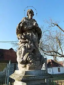 Statue des hl. Johannes von Nepomuk