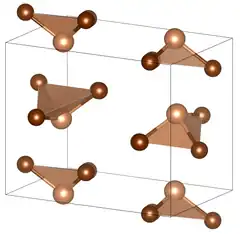 Kristallstruktur von Antimon(III)-chlorid