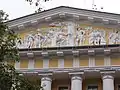 Hautrelief Ruhmesgöttin, Giebel der Admiralität, St. Petersburg
