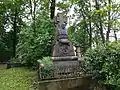 Grabdenkmal des Dichters A. N. Apuchtin, Wolkowo-Friedhof, Literatenbrücken, St. Petersburg (1898)