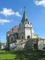 Trapesnaja Palata des Feodorowski Gorodok (1913–1917 mit W. A. Pokrowski), Akademitscheski Prospekt 20, Zarskoje Selo