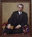 Porträt eines Unbekannten (ca. 1914, Kunstgalerie Chasine, Filiale des Kunstmuseums der Republik Tatarstan)
