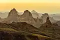 Gebirge des Ahaggars im Nationalpark Ahaggar im Süden von Algerien