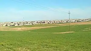 Blick auf das Dorf Zorava