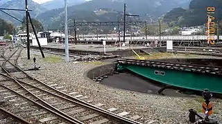 Abstellanlage und Drehscheibe