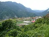 Blick auf das Dorf Litu/Lidao