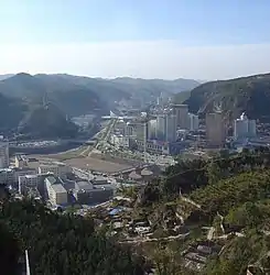 Blick über Yan’an, Aufnahme aus dem Jahr 2007
