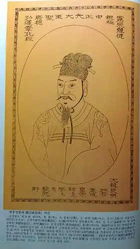 Abbild von König Heonjong