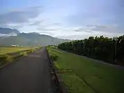 Blick auf die Ausläufer des Zentralgebirges