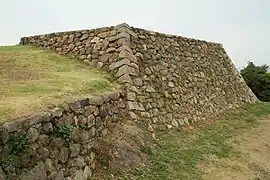 Basis des Burgturms