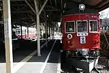 Abgestellte Wagen im Bahnhof Tanigumi (2007)