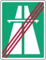 Ende der Autobahn