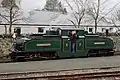 Seitenansicht mit Zierlinien in Blaenau Ffestiniog (2013)
