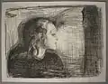 Lithografie von 1896, Kunstmuseum Bergen