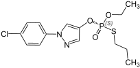 Strukturformel von (S)-Pyraclofos