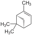 Struktur von (+)-α-Pinen
