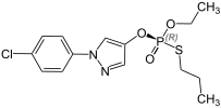 Strukturformel von (R)-Pyraclofos