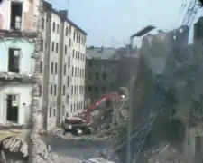 Kompletter Abriss bei Flächensanierung Berlin-Kreuzberg,1980