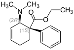 Strukturformel von (1S,2R)-trans-Tilidin