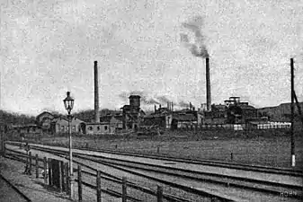 Bahnhof Messel,vor 1907