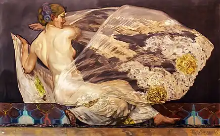 Die Dame im Spitzentuch, 1910,  Museu Nacional d’Art de Catalunya